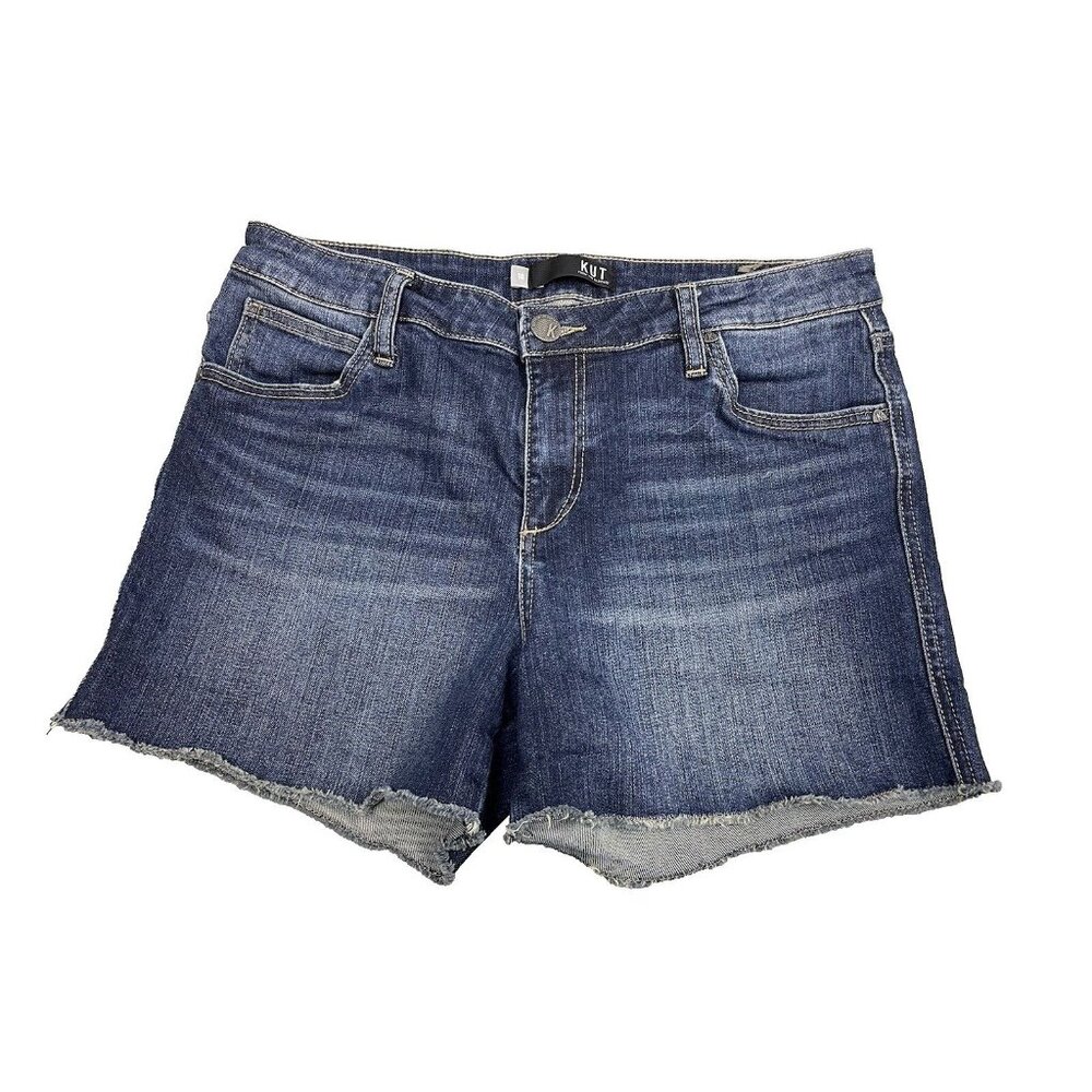KUT GIDGET FRAY WOMEN'S 3" DENIM SHORT SIZE 10